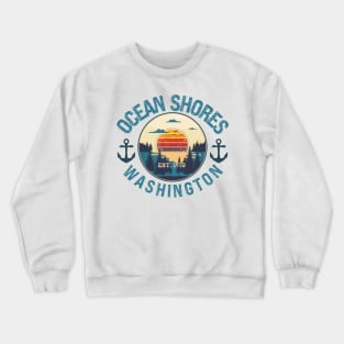 OCEAN SHORES WASHINGTON EST 1970 Crewneck Sweatshirt